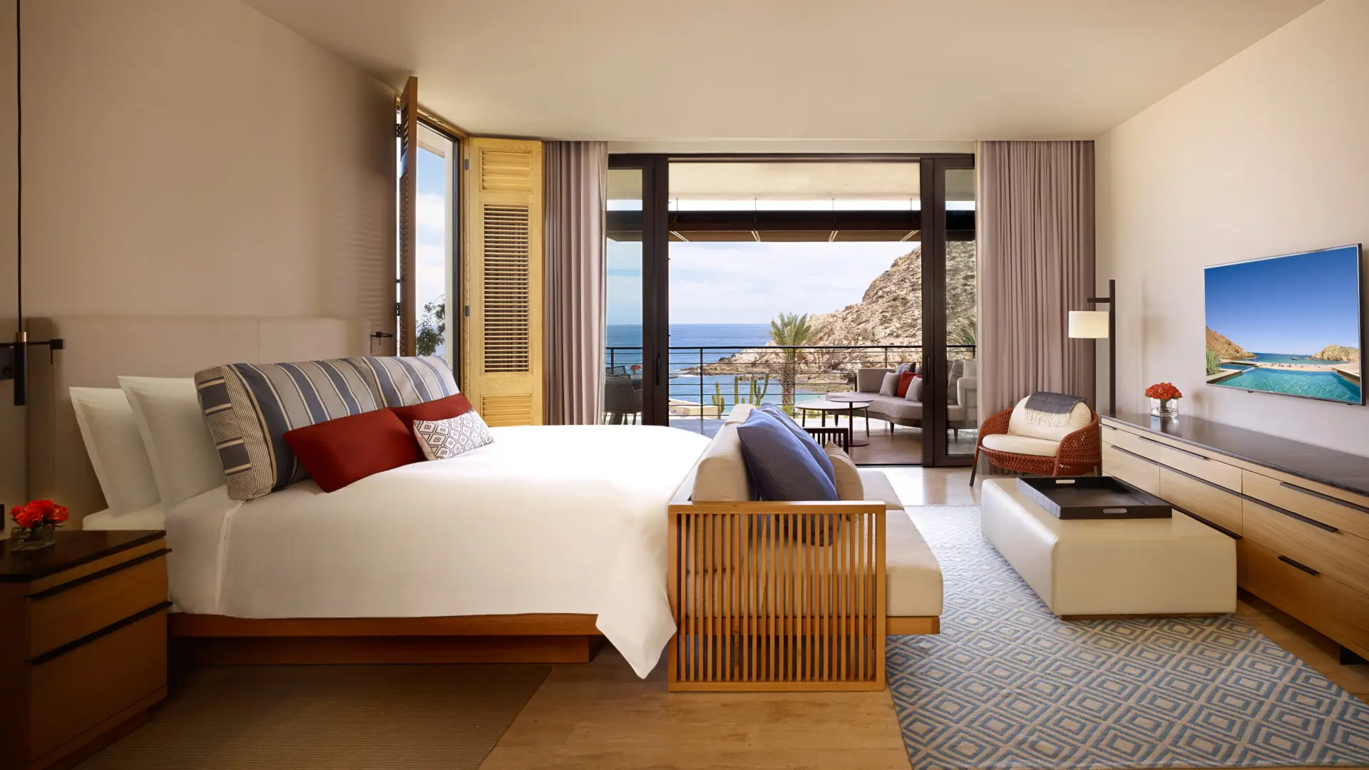 Townhouse Bedroom at Montage Los Cabos Resort