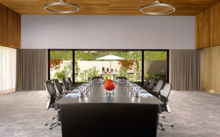 A meeting space at Montage Los Cabos