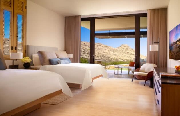 Coastal view room at Montage in Cabo
