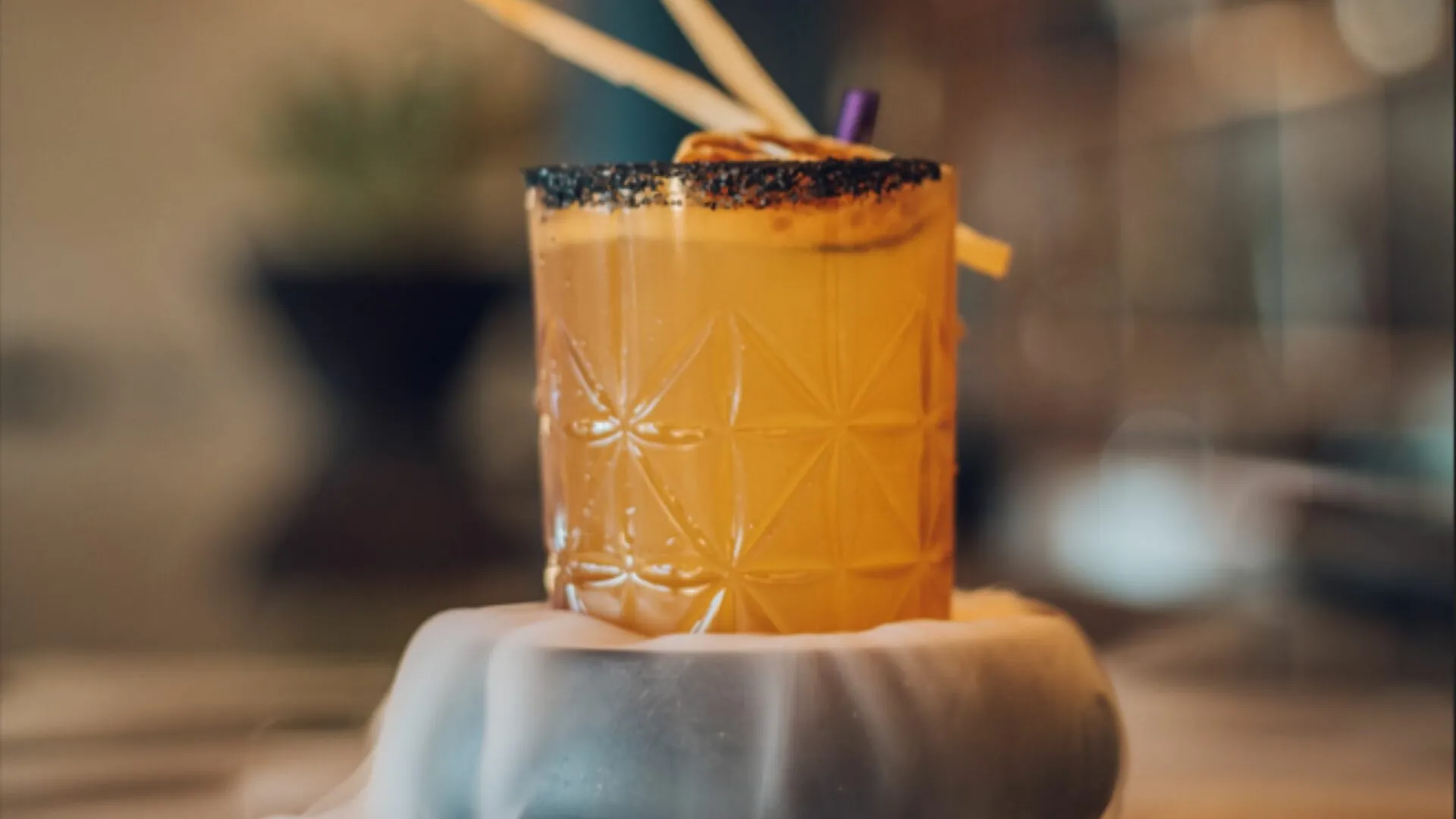 Signature Cocktail at Mezcal Restaurant in Cabo San Lucas