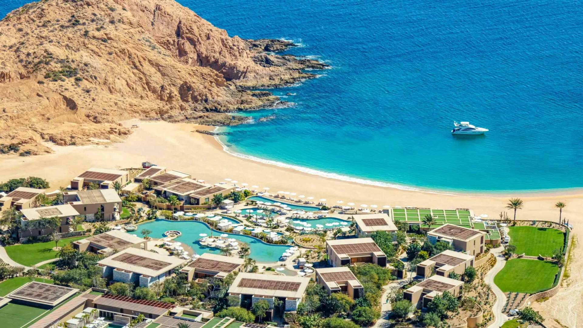 Aerial view of Montage Los Cabos