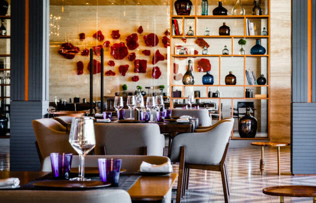 The inside of Mezcal at Montage Los Cabos