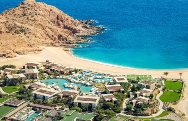 An aerial view of Montage Los Cabos