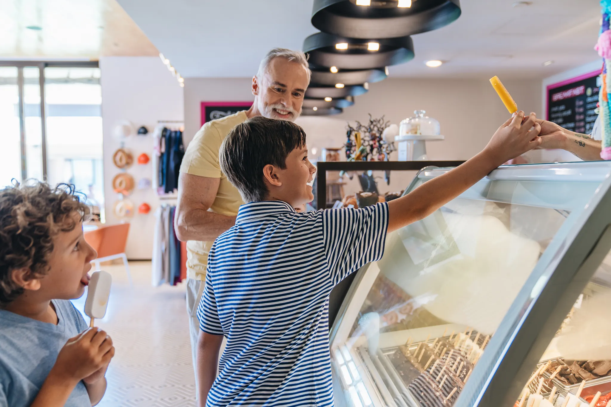 Family in Paletas in Montage Los Cabos