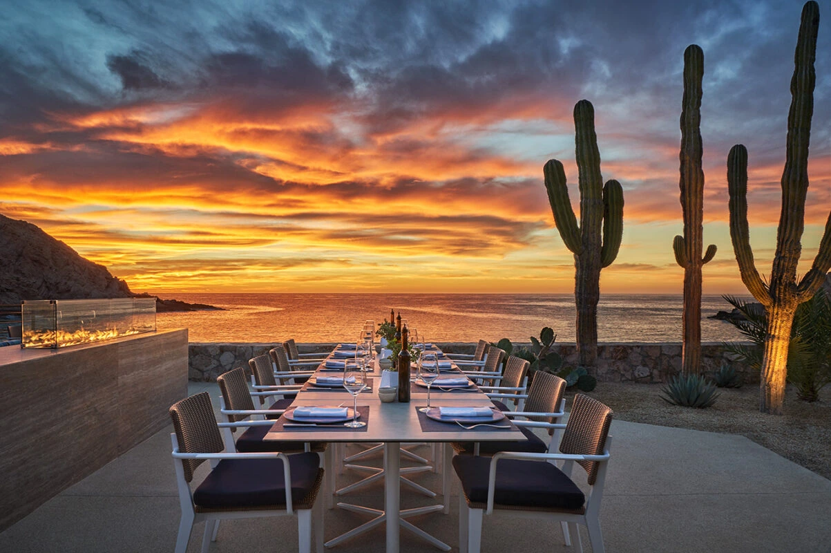 The Marea Patio at Montage Los Cabos