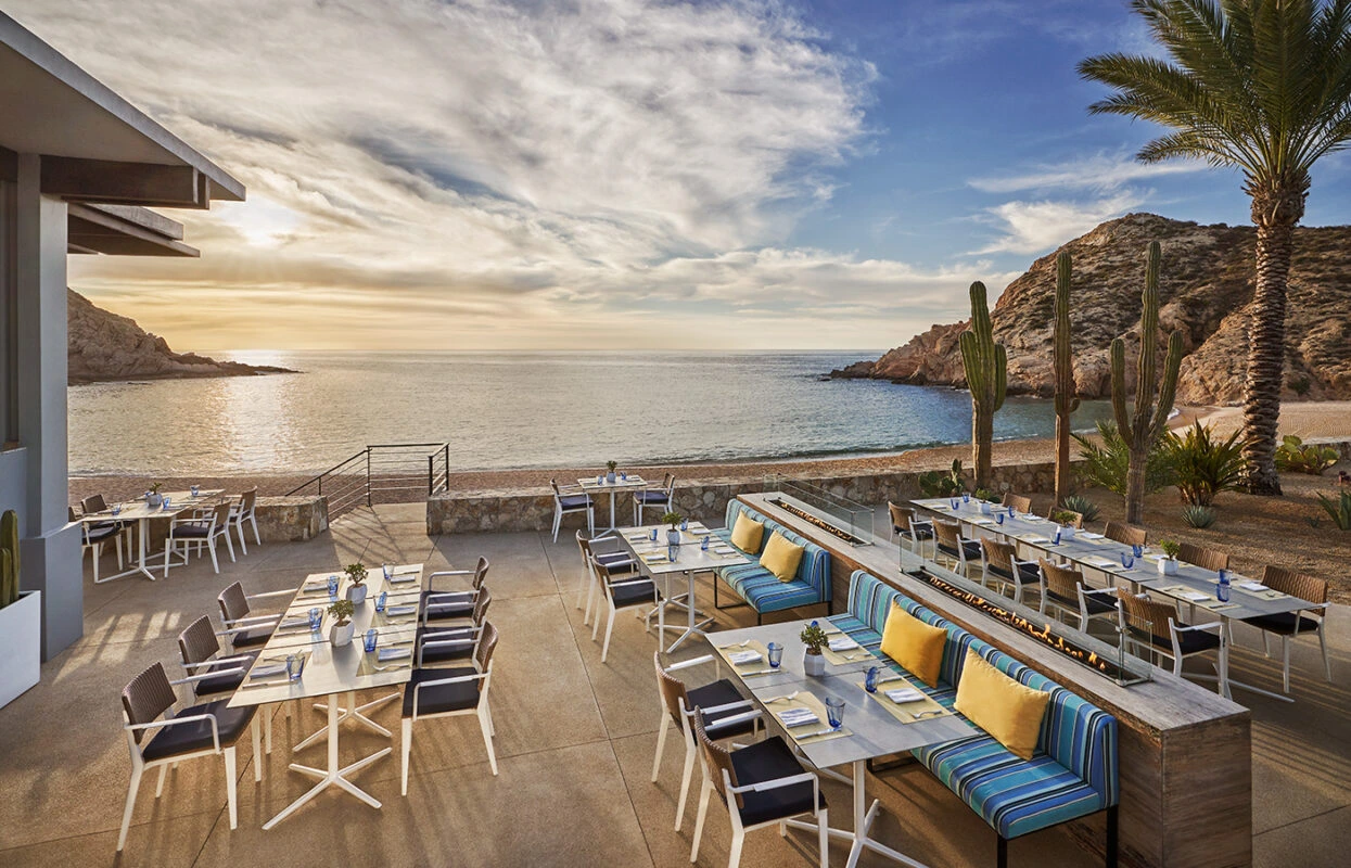 The Marea Patio at Montage Los Cabos