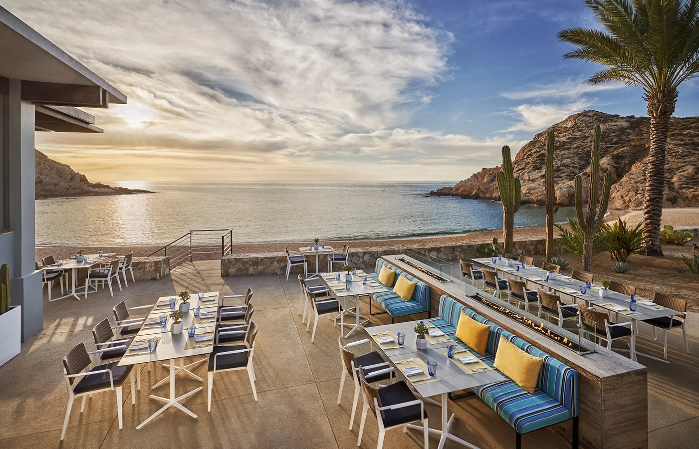 The Marea Patio at Montage Los Cabos