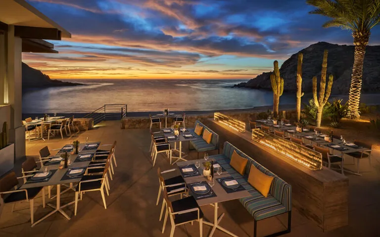 The Marea Patio at Montage Los Cabos