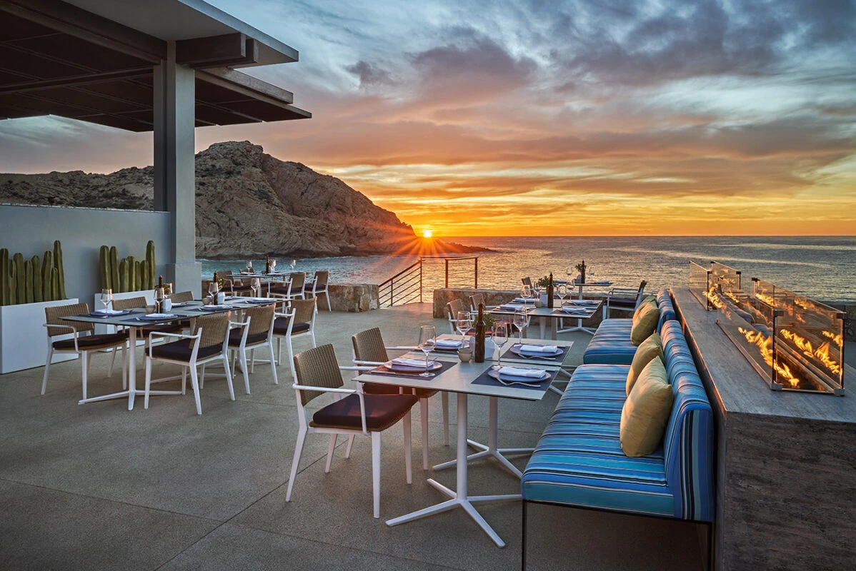 The Marea Patio at Montage Los Cabos