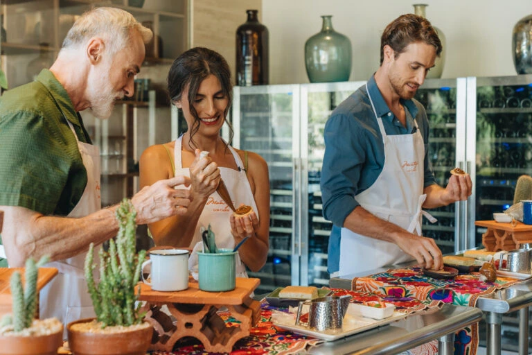 Cooking class at Marea