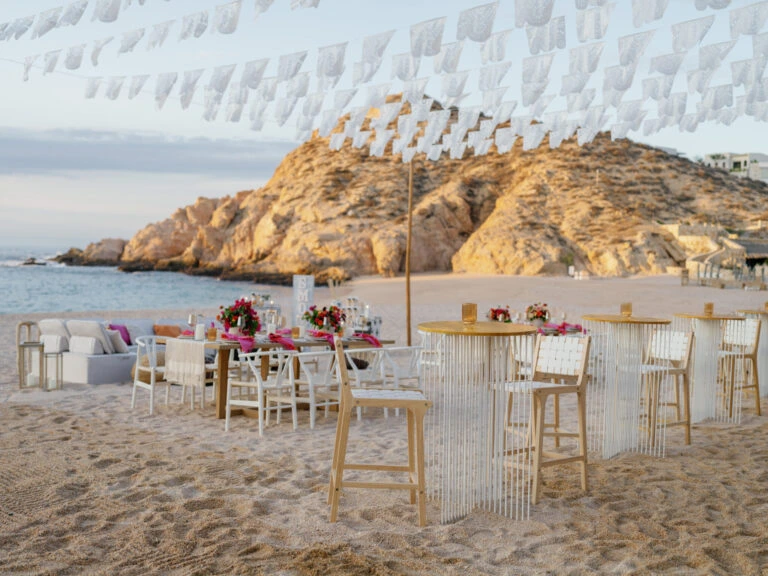 Beach event at Montage Los Cabos