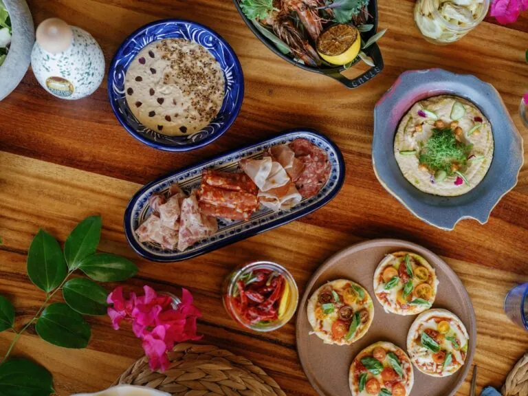 variety of appetizers