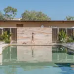 Woman at Spa Montage pool