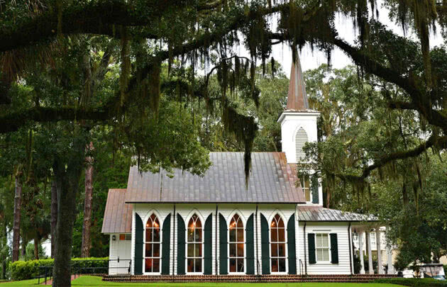 May river chapel at Montage Palmetto Bluff