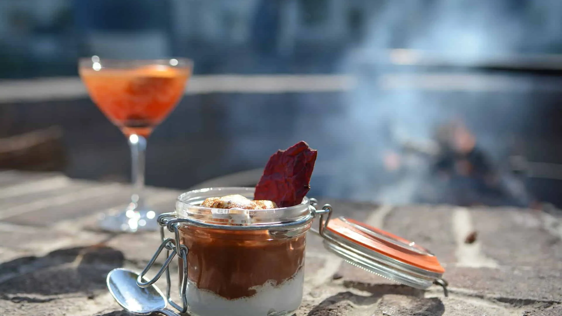 Artillery Punch and S'mores at Montage's Octagon Bar