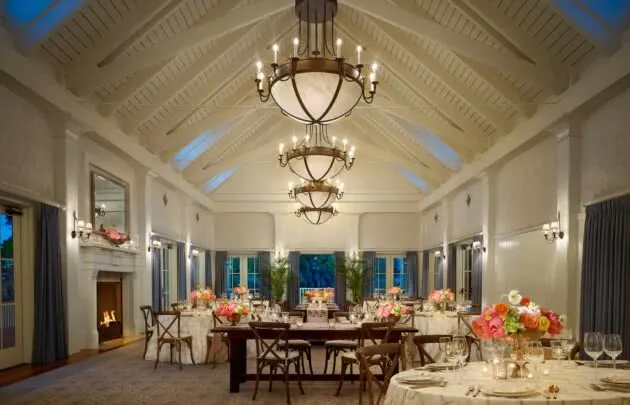 Oak Ballroom at Night at Montage Palmetto Bluff