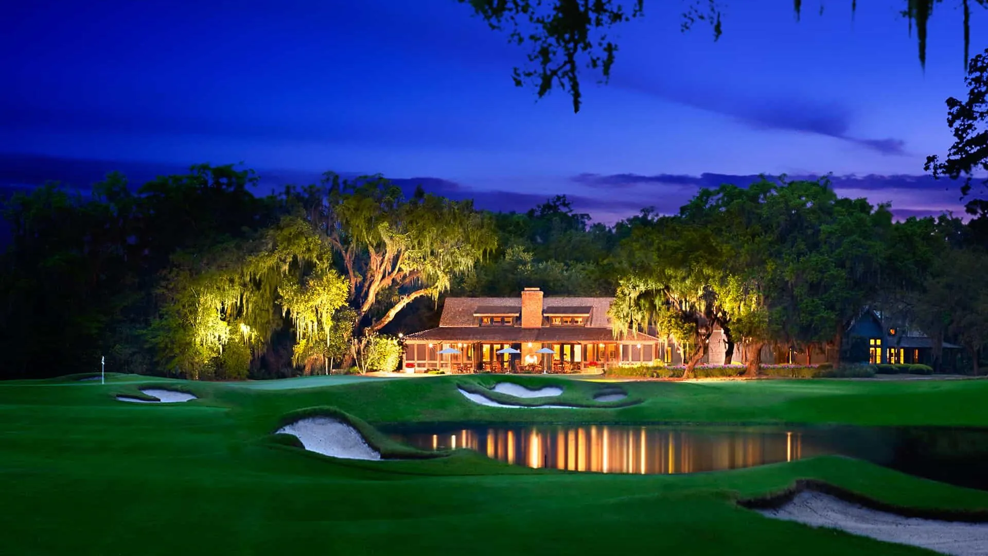 May River Golf Course at Twilight in Palmetto Bluff