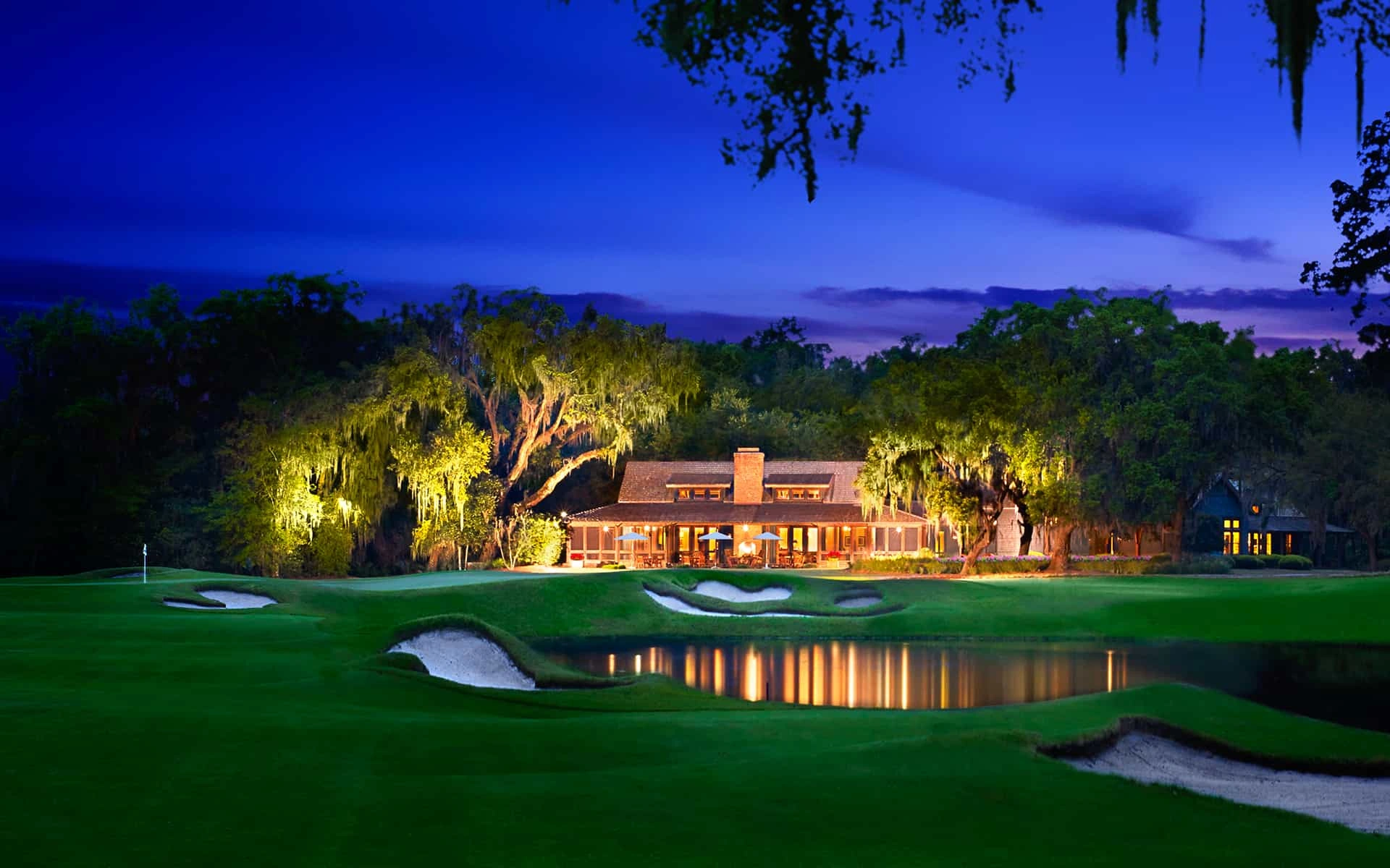 May River Golf Course at Twilight in Palmetto Bluff