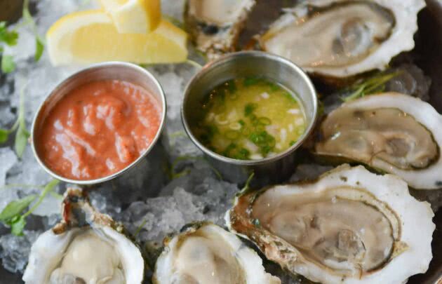 Oysters at Montage Palmetto Bluff