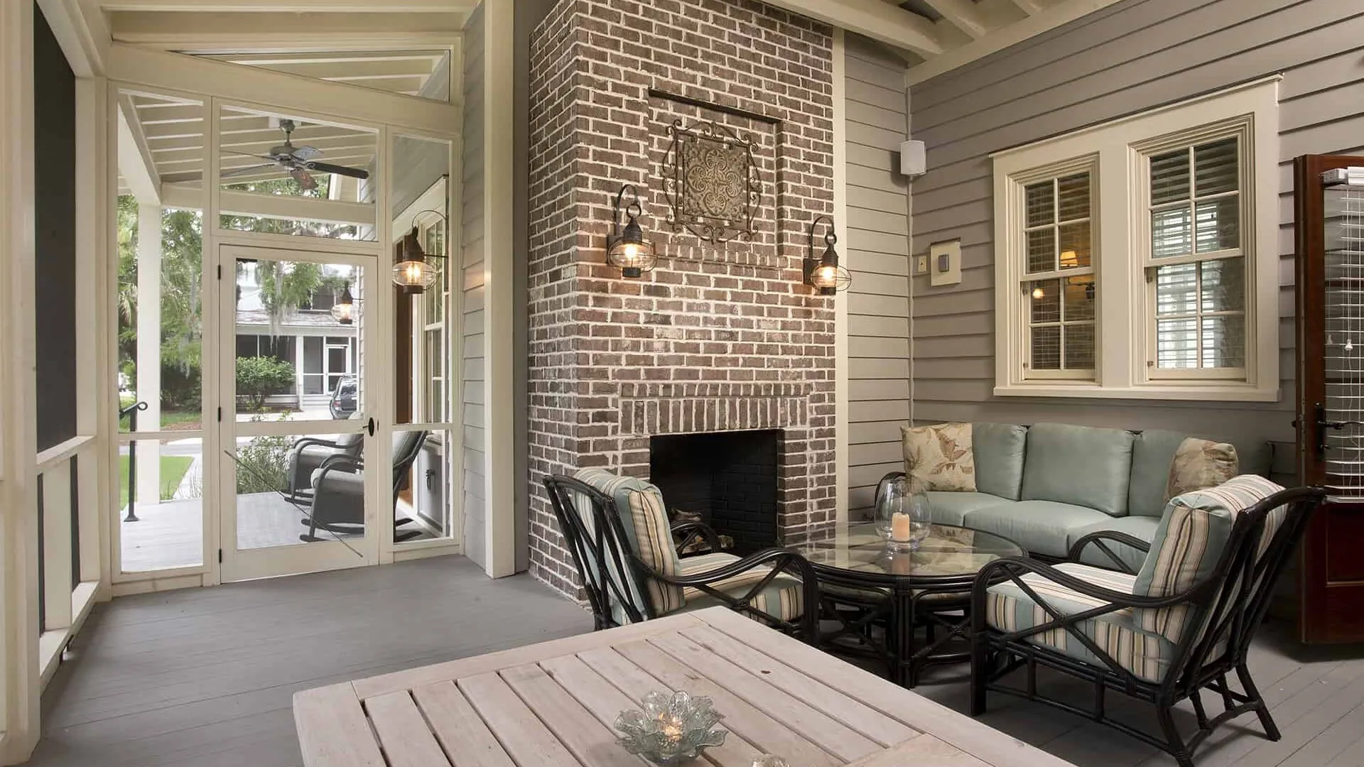 Screened Porch at Palmetto Bluff hotel