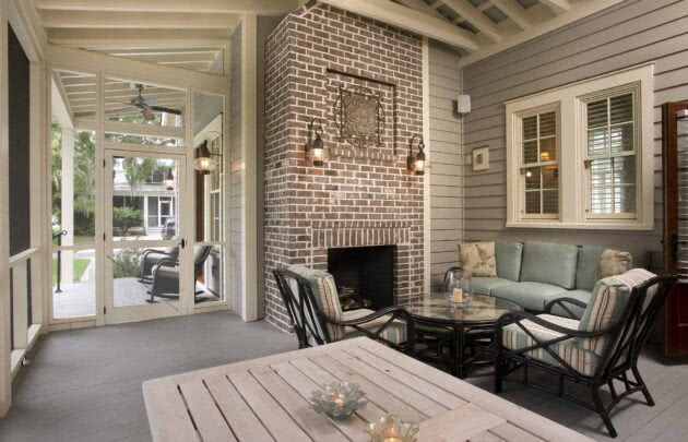 Screened Porch at Palmetto Bluff hotel