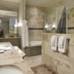 Village Home Bathroom at Palmetto Bluff Hotel