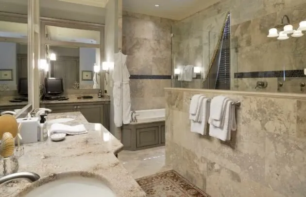 Village Home Bathroom at Palmetto Bluff Hotel