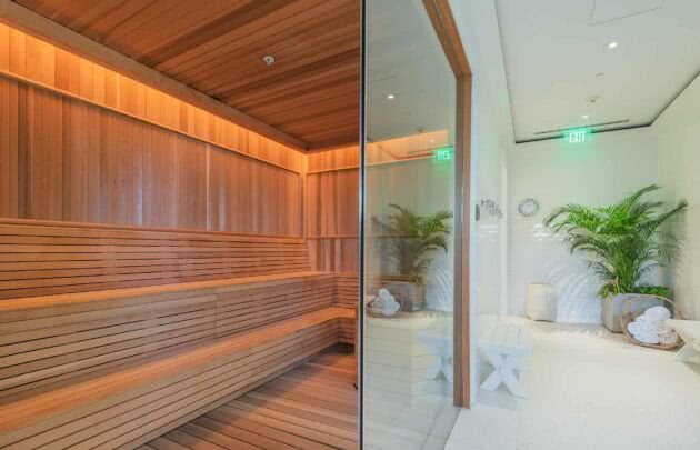 Sauna at Montage Spa