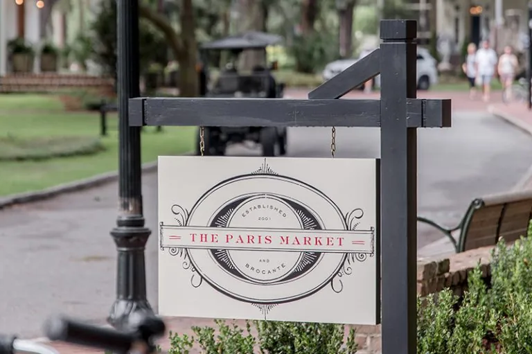 Paris Market Sign