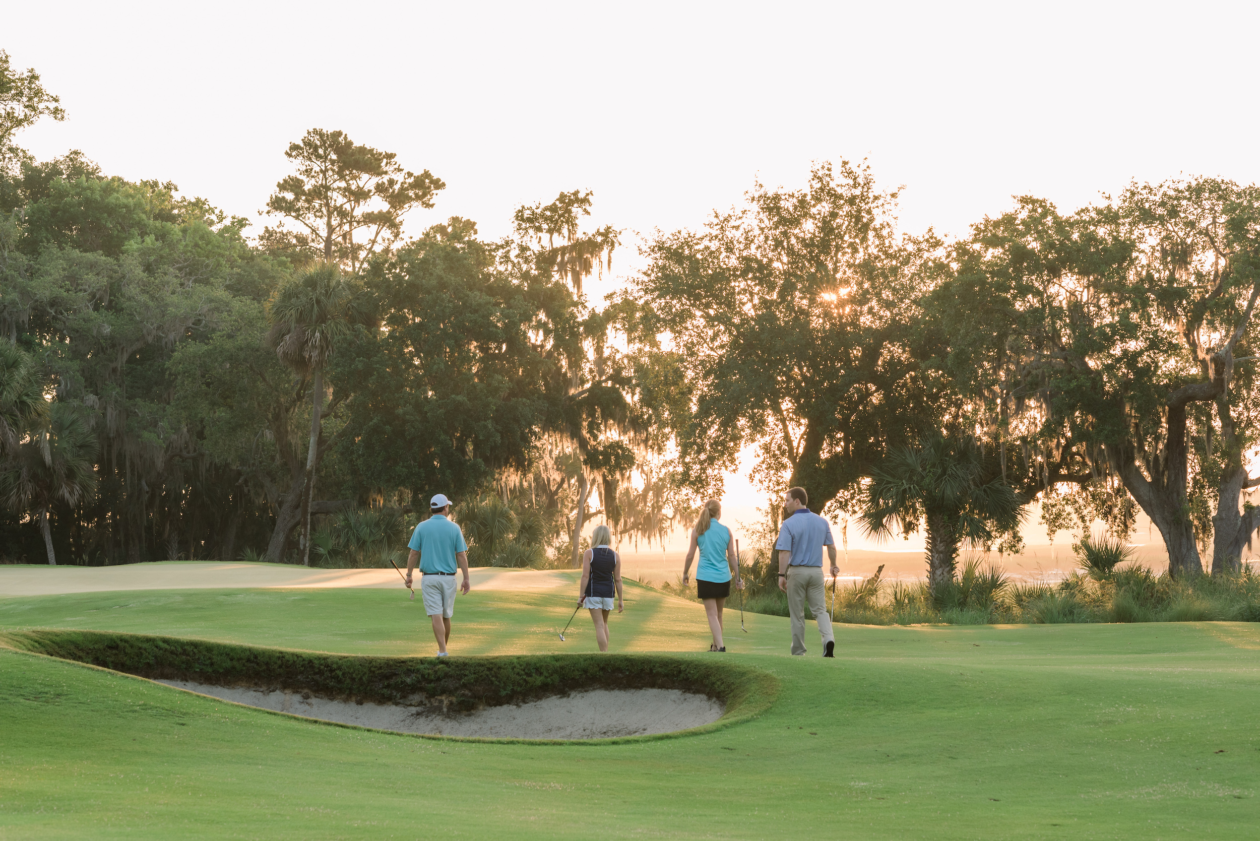 Golfers at the May River Golf Club