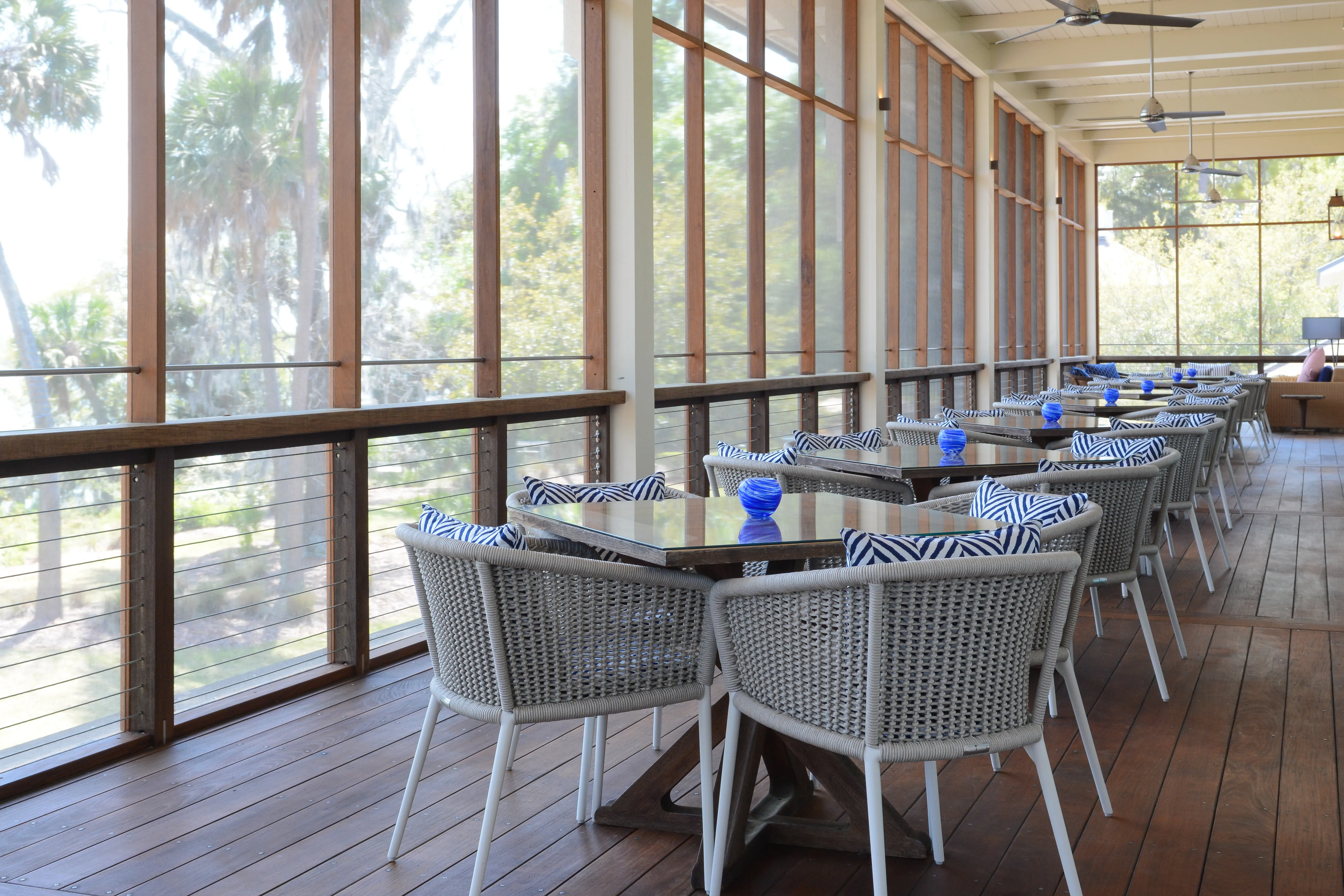 canoe club outdoor porch
