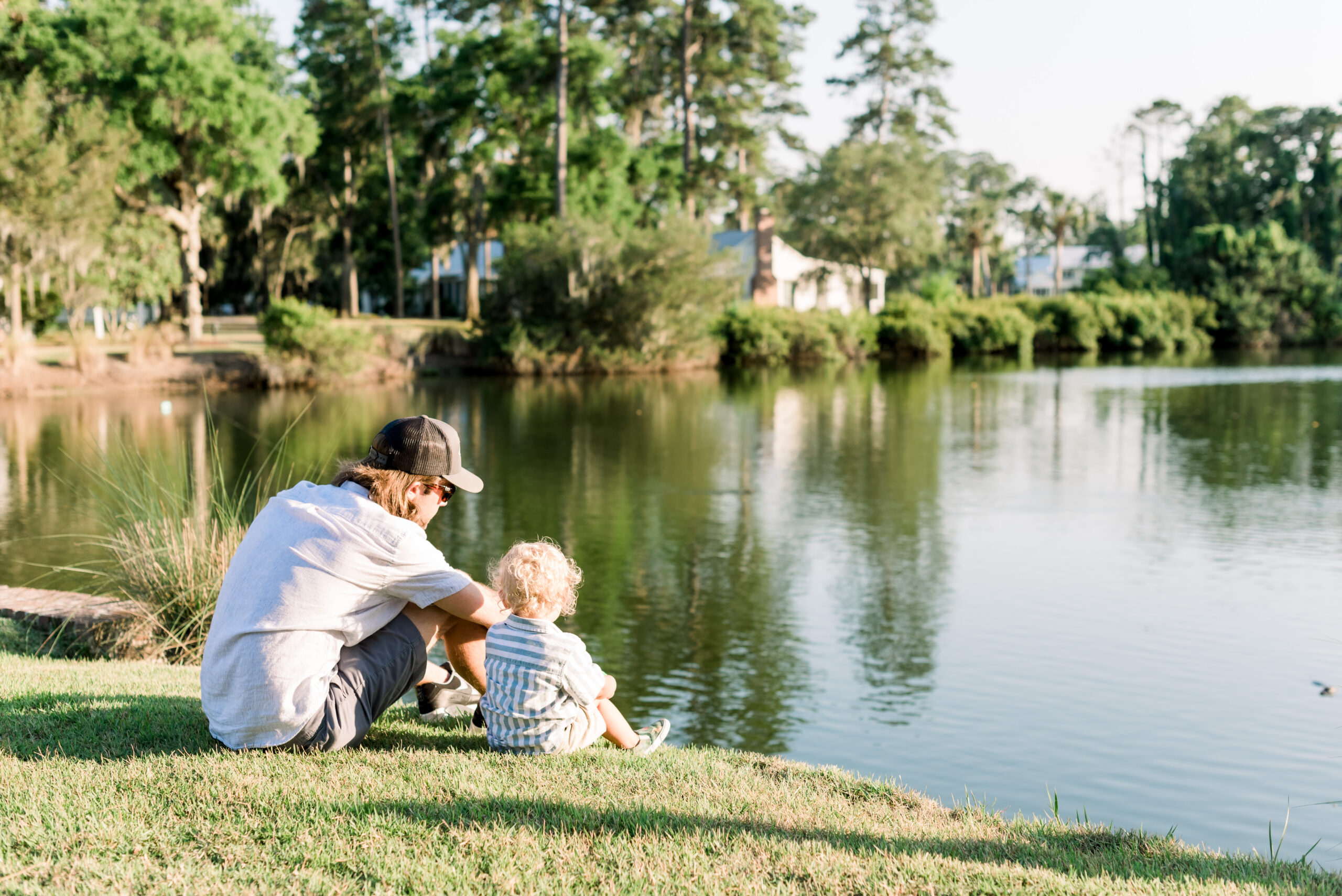 fathers day sitting by water
