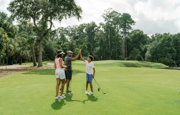 family golf