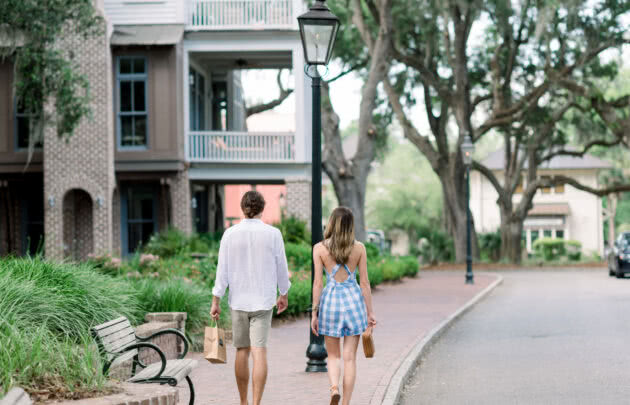 strolling in wilson village