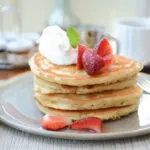 Octagon breakfast pancakes