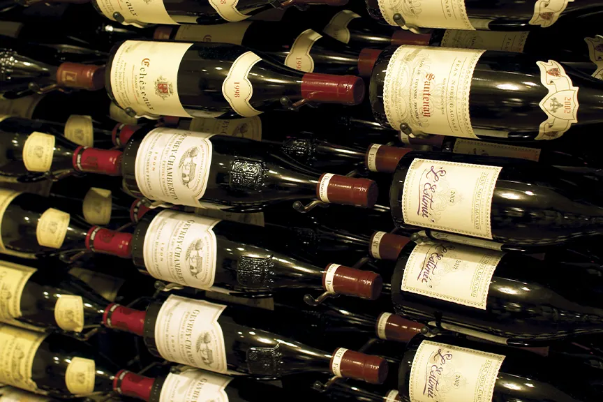 Wine bottles