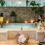 Two women enjoying a day at Spa Montage Palmetto Bluff