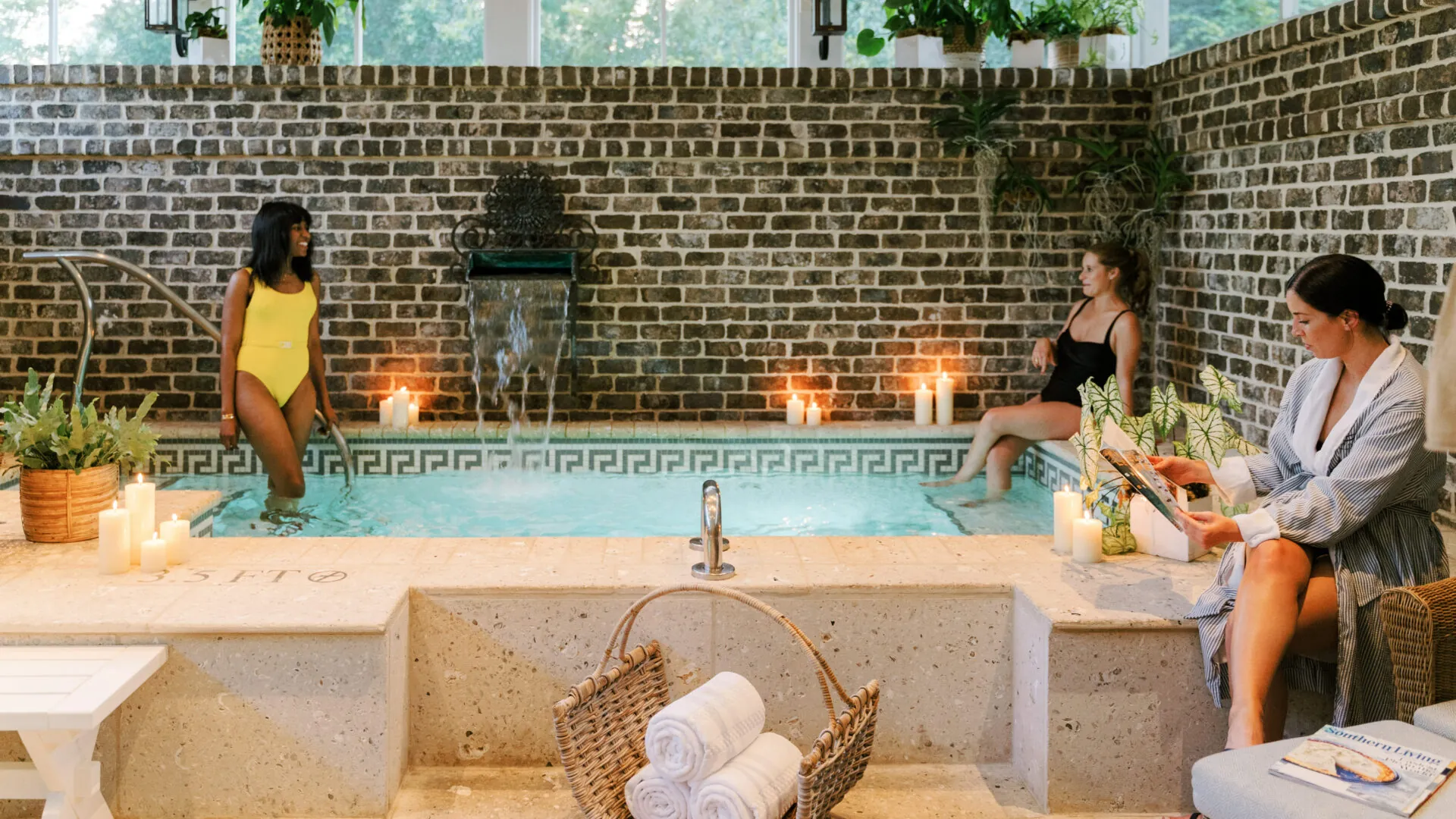 Two women enjoying a day at Spa Montage Palmetto Bluff