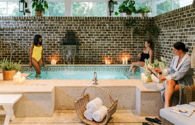 Two women enjoying a day at Spa Montage Palmetto Bluff