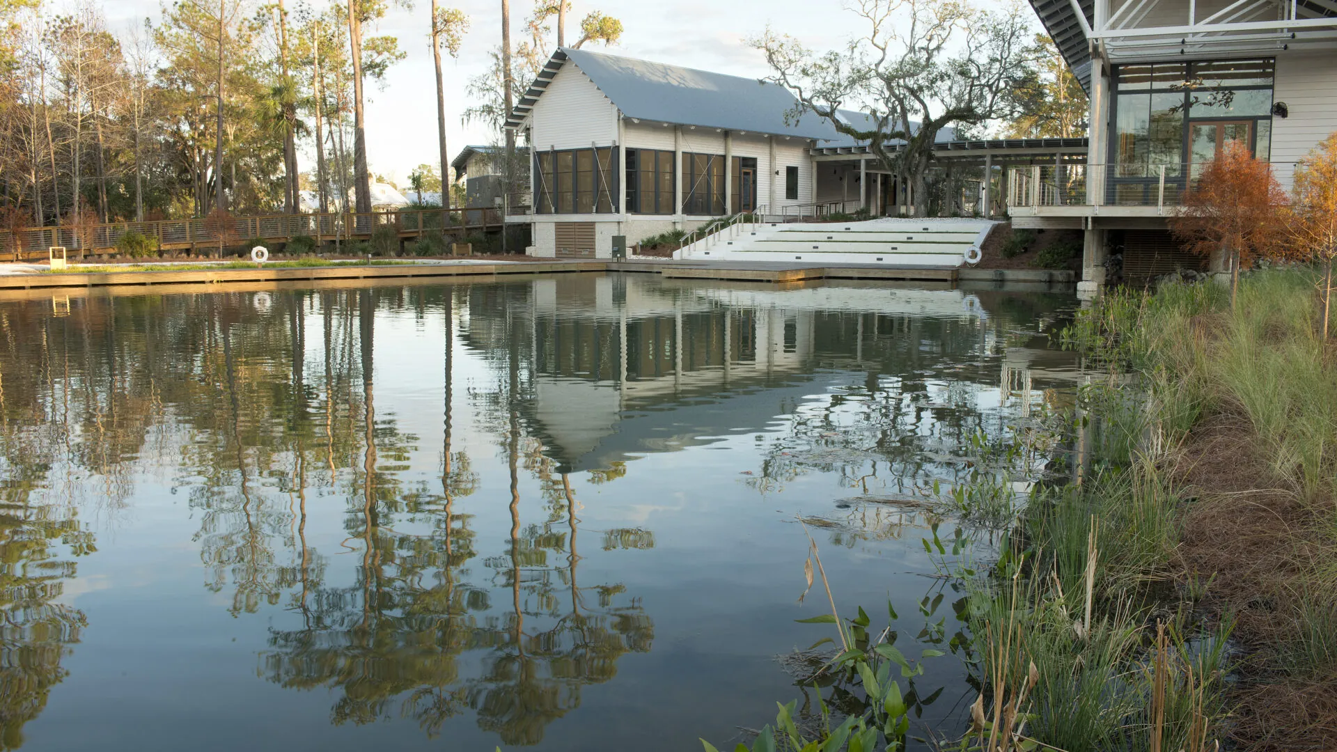 Pool house at Montage Palmetto Bluff