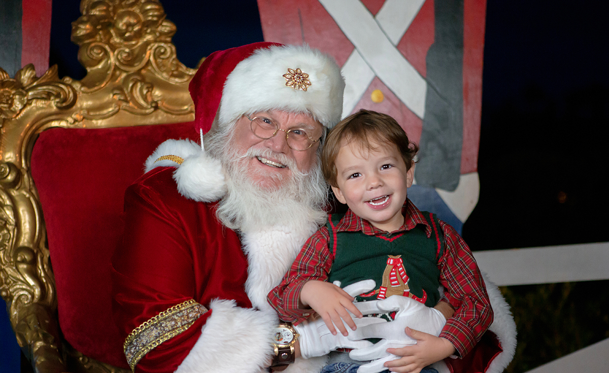 Child with Santa