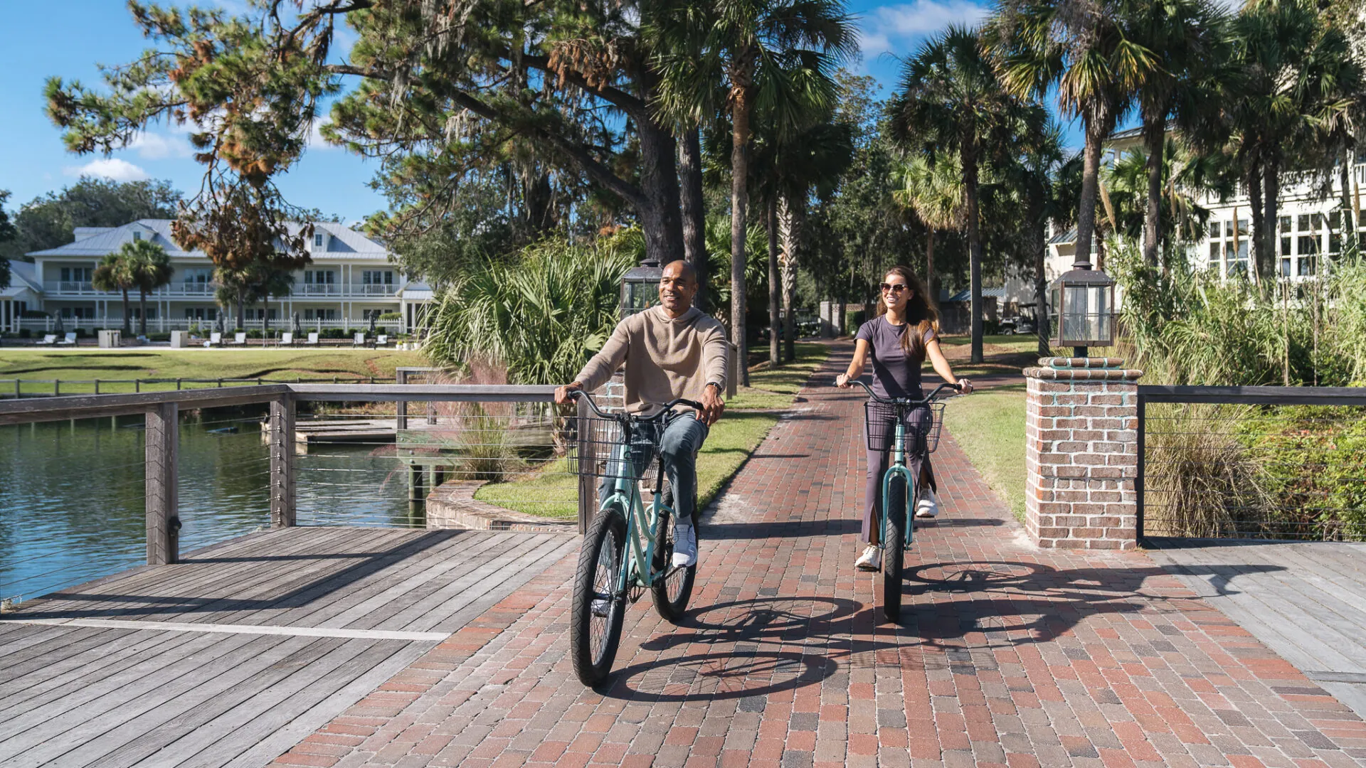 Biking in Wilson Village