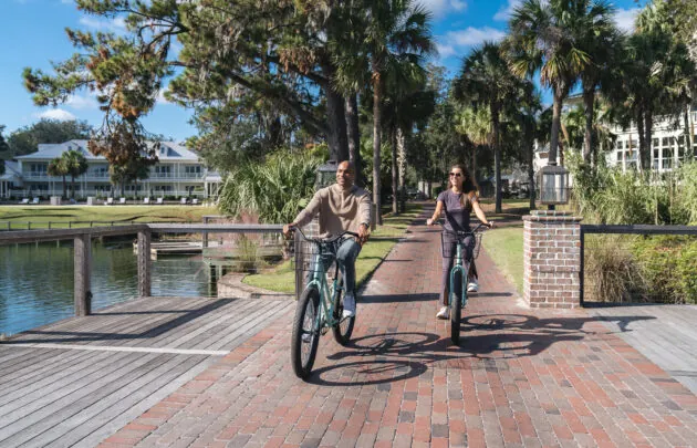 Biking in Wilson Village