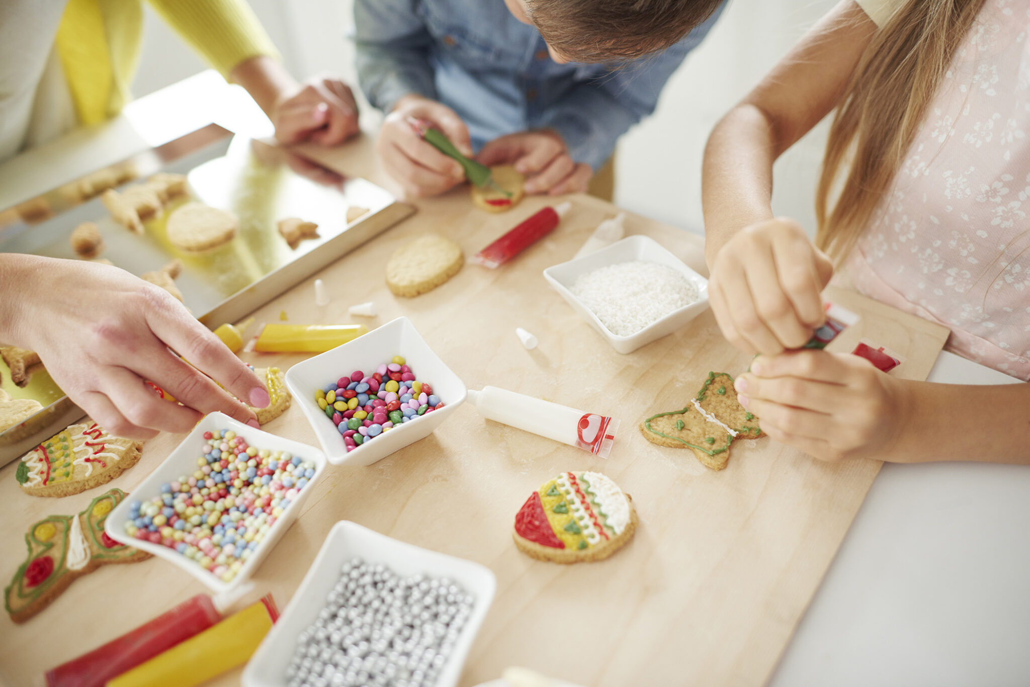 Easter cookie decorating
