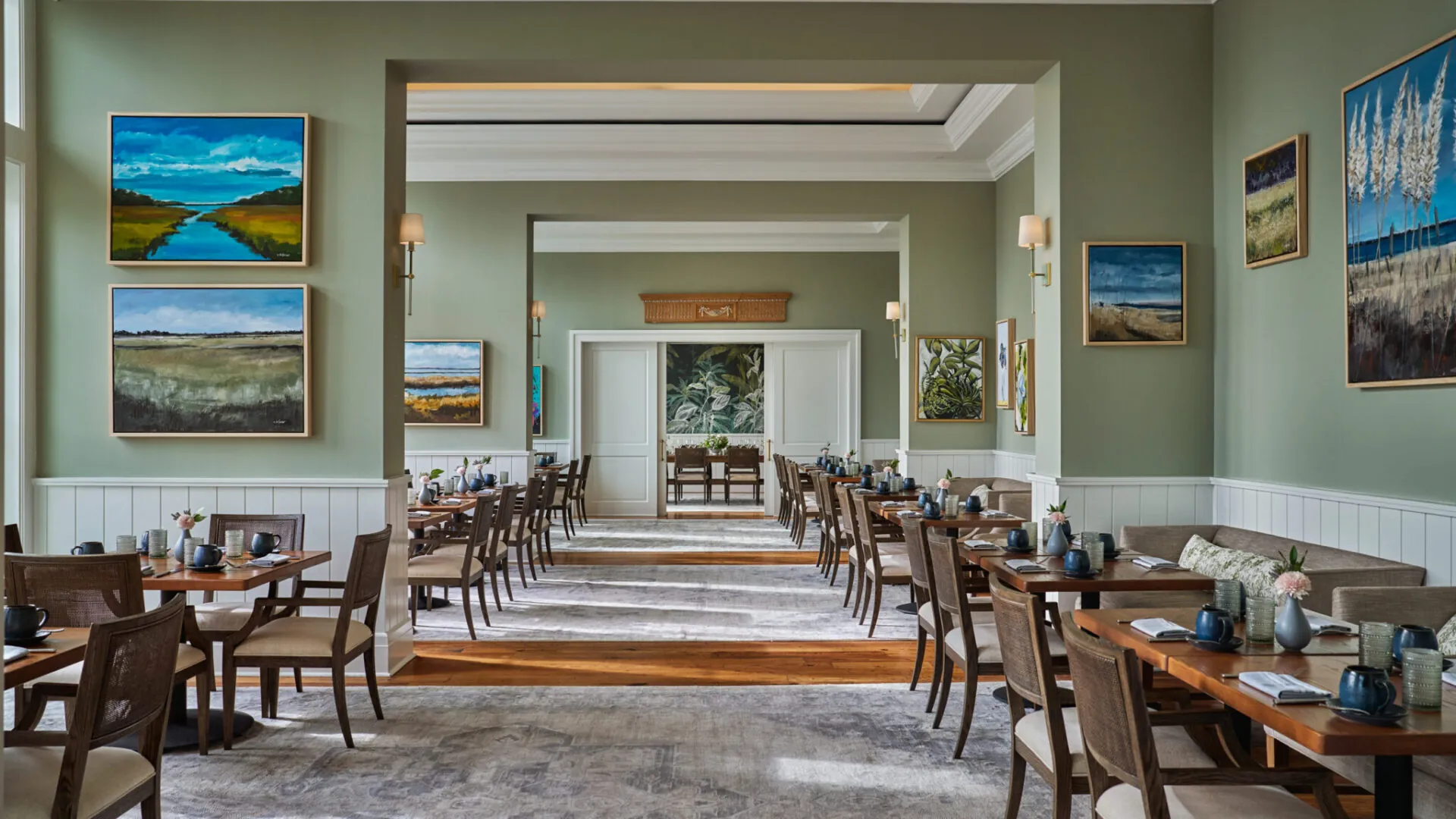Interior of Octagon at Montage Palmetto Bluff