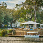 Exterior of Fore & Aft on the water