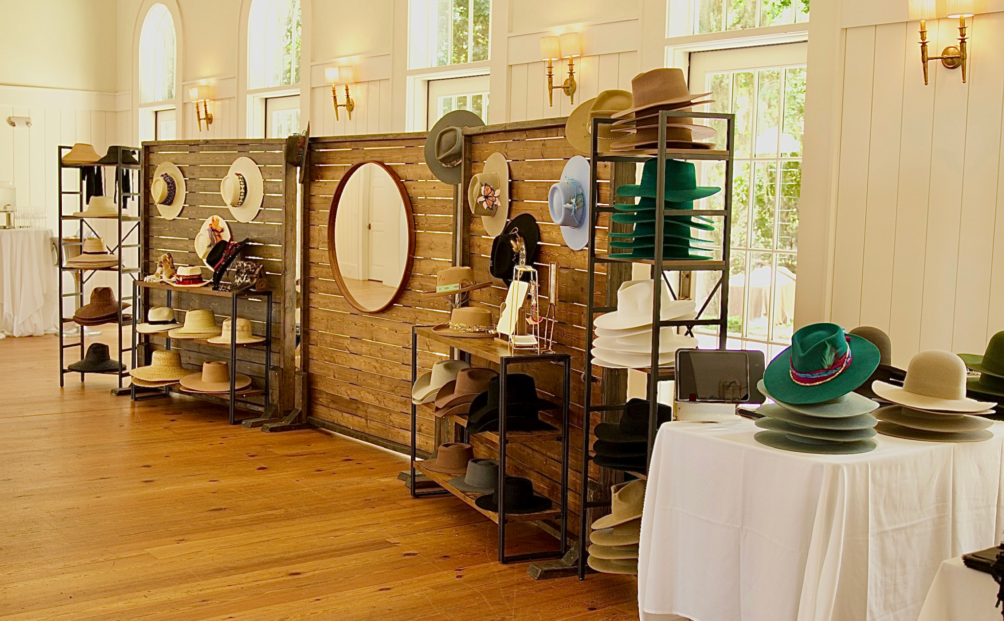 Brims on the Bluff Custom Hat Bar